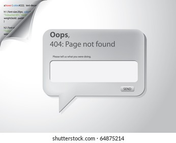 404 Page not found