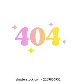 404 Seiten nicht im hellgrauem Stil einzeln auf weißem Hintergrund