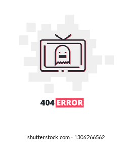 404 page not found error illustration