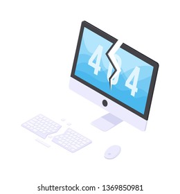 404 page not found illustration
