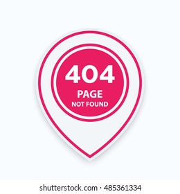 404 page not found, modern template