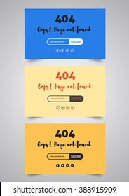 404 page not found, vector