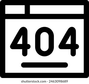 405 icon. Thin Linear Style Design Isolated On White Background