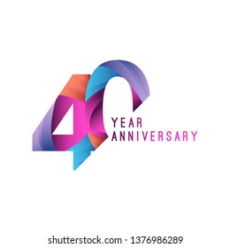 40th Anniversary Logo Design