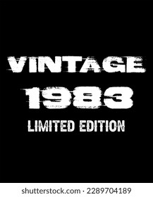 40th Birthday Vintage Legends Born In 1983 40 Years Old Retro Birthday Ideas Limited Edition