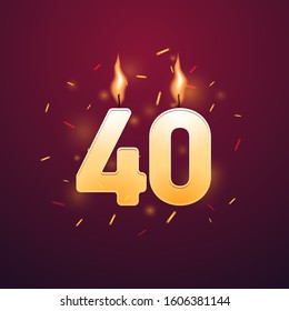 40th Year Anniversary Celebration Design