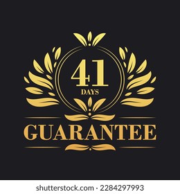 41 Days Guarantee Logo vector,  41 Days Guarantee sign symbol