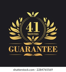 41 Months Guarantee Logo vector,  41 Months Guarantee sign symbol