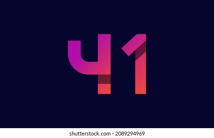 41 Nuevo logotipo moderno degradado naranja