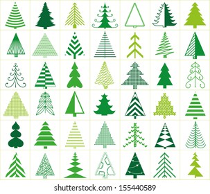42 Christmas trees