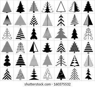 42 Christmas trees
