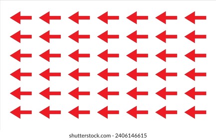 42 Direction Stock With Red Color