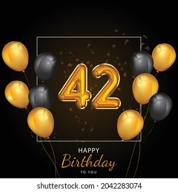 3,250 42 birthday Images, Stock Photos & Vectors | Shutterstock