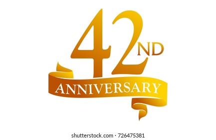 42 Ribbon Anniversary 