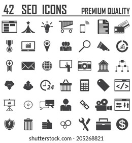 42 SEO Icons Premium Quality