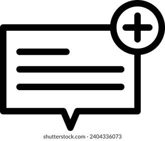 42 speech bubbles single vector line icon