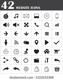 42 Universal Outline Icons For Web and Mobile