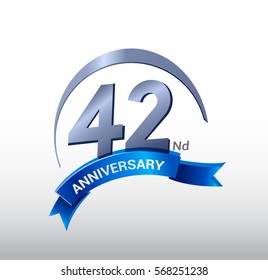 42 years Anniversary Celebration Design.