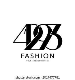 4293 monogram luxury logo design