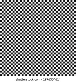 42x42 checkered board. Vector seamless race flag dquares. Black and white color chess pattern. Big checkered and same board. Large size of race flag or chessboard.