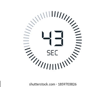 43 second timers Clocks, Timer 43 sec icon