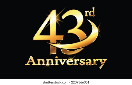 2,162 43 Years Logo Images, Stock Photos & Vectors | Shutterstock