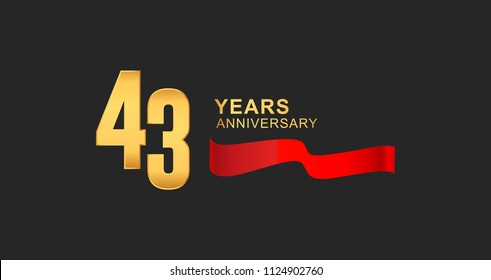 43rd Anniversary Images, Stock Photos & Vectors | Shutterstock