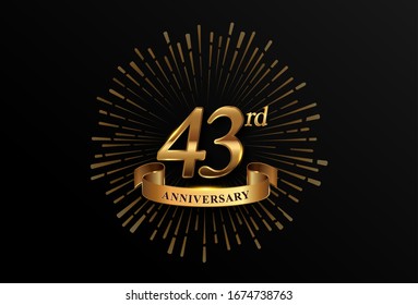 43rd Anniversary Images, Stock Photos & Vectors | Shutterstock