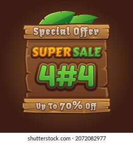 4.4 Online Shopping sale poster or flyer design