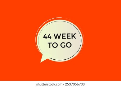 44 semana para ir, icono, stile, temporizador, cuenta regresiva, reloj, tiempo, fondo, Plantilla, 44 semana para ir cuenta regresiva, pegatina, Anuncio izquierdo, negocio, venta, Botón de etiquetas
