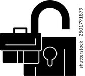 441 - Unlock Flat Vector Icon Design