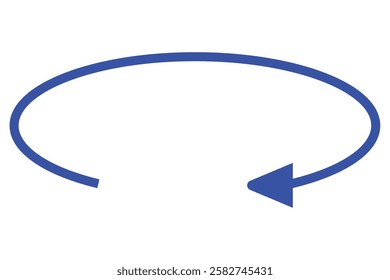 45, 90, 180, 360 degrees angles round and rotation arrow icon. Round and Rotation arrow vector illustration.