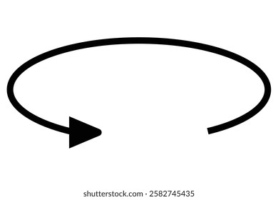 45, 90, 180, 360 degrees angles round and rotation arrow icon. Round and Rotation arrow vector illustration.