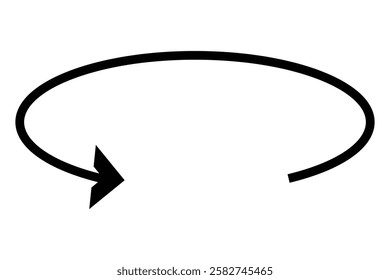 45, 90, 180, 360 degrees angles round and rotation arrow icon. Round and Rotation arrow vector illustration.