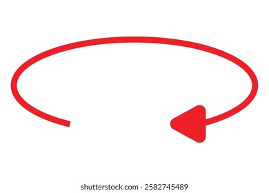 45, 90, 180, 360 degrees angles round and rotation arrow icon. Round and Rotation arrow vector illustration.