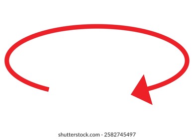 45, 90, 180, 360 degrees angles round and rotation arrow icon. Round and Rotation arrow vector illustration.