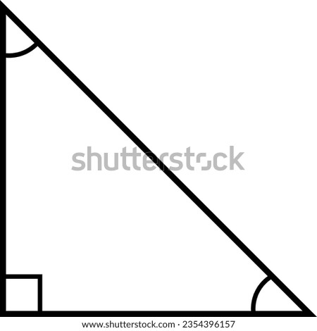 A 45 45 90 Degree triangle