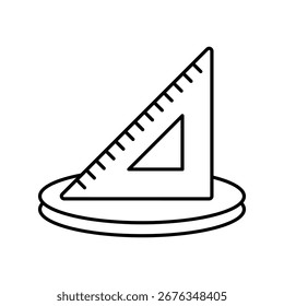 Icono de 45 grados con fondo blanco Ilustración de stock de Vector