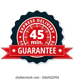 45 minutes Express Delivery illustration