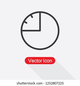 45 Minutes Icon Vector Illustration Eps10