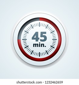 45 Minutes Time illustration