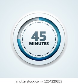 45 Minutes Time illustration