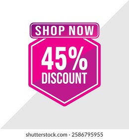 45% Off Sale Banner - Exclusive Discount Promotion