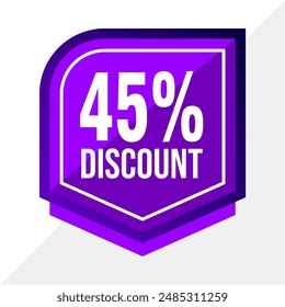 45% Off Special Offer Flash Sale for Banner Design 