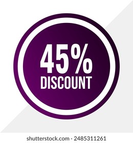 45% de descuento Oferta especial Venta Flash para diseño de Anuncio 