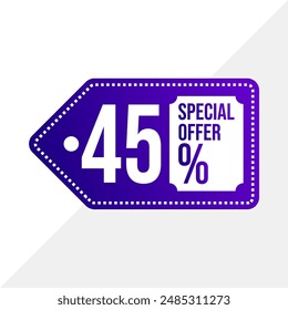 45% Off Special Offer Flash Sale for Banner Design 