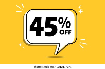 45 percent off floating balloon for offers and promotions