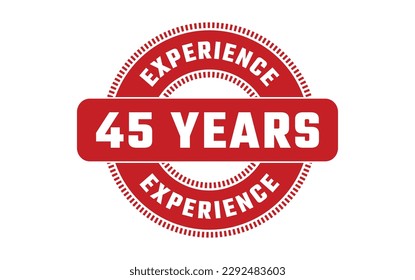 45 Years Experience Rubber Stamp