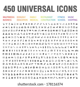 450 Universal Icons.
