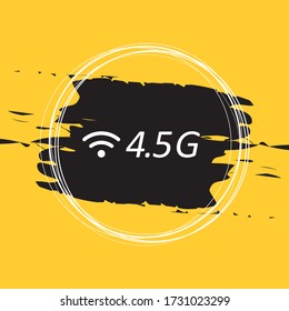 4.5g Icon Vector Illustration Eps10